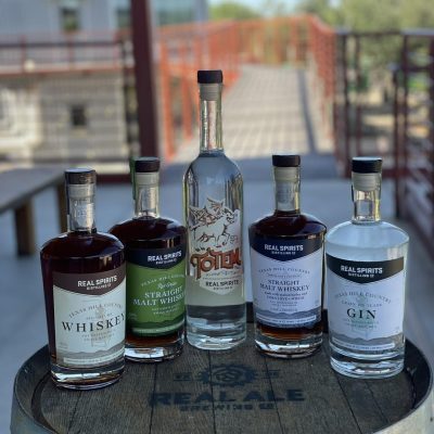 spirits various bottles